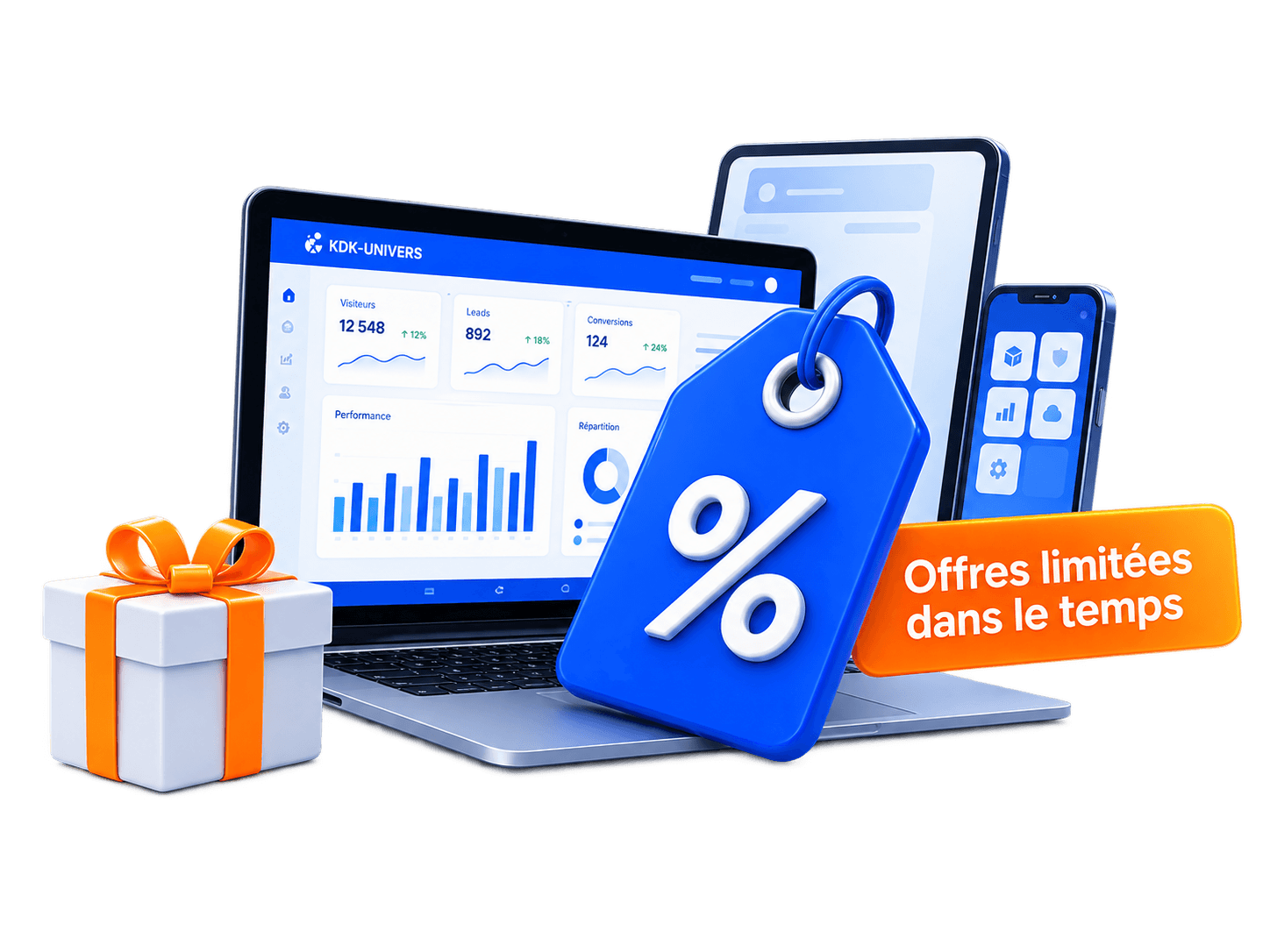 Offres exclusives KDK-UNIVERS — Solutions IT, développement web et matériel